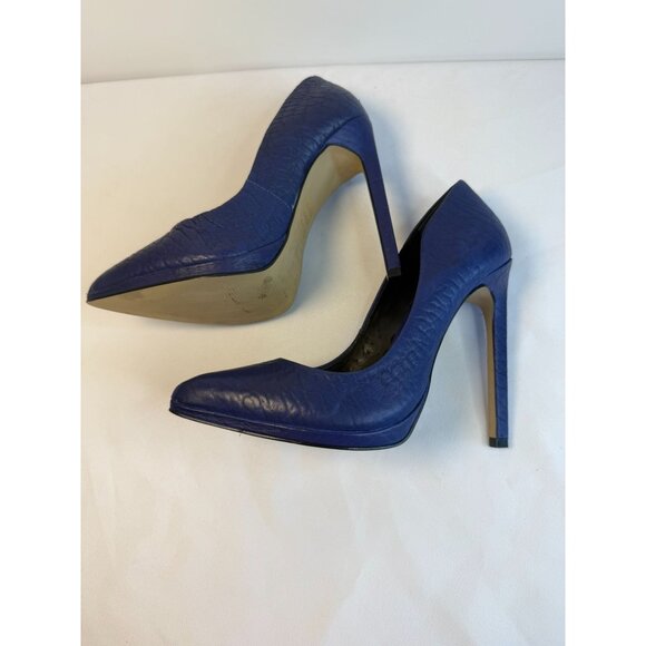 Aldo Kristina Size 7 Medium Blue Pumps Formal High Stiletto Heel Dressy Party - Picture 6 of 16